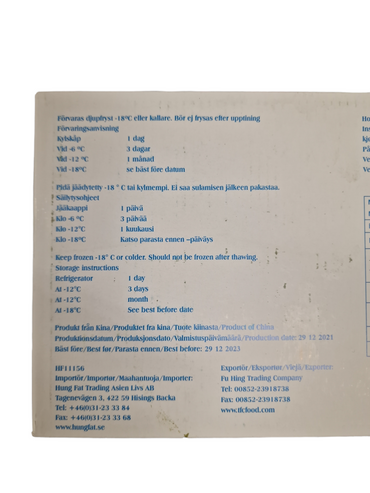 Tsingtao Vegetarisk Vårrullar 900g TFC