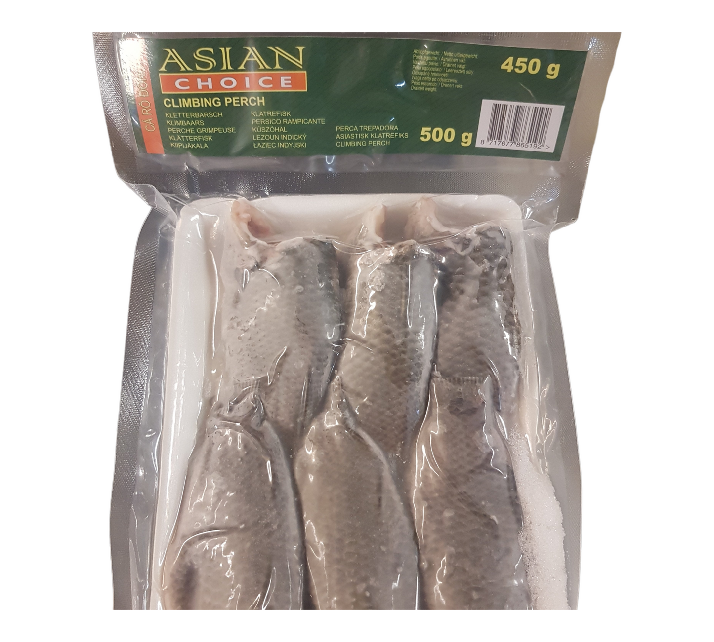 Klätterfisk abborre fryst