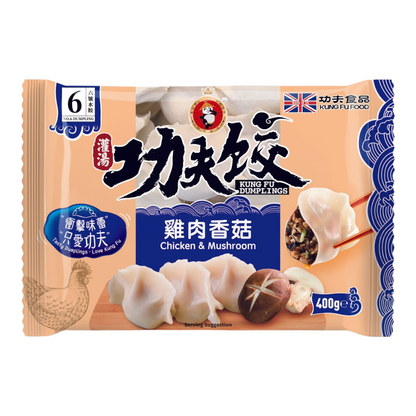 Kyckling svamp dumpling