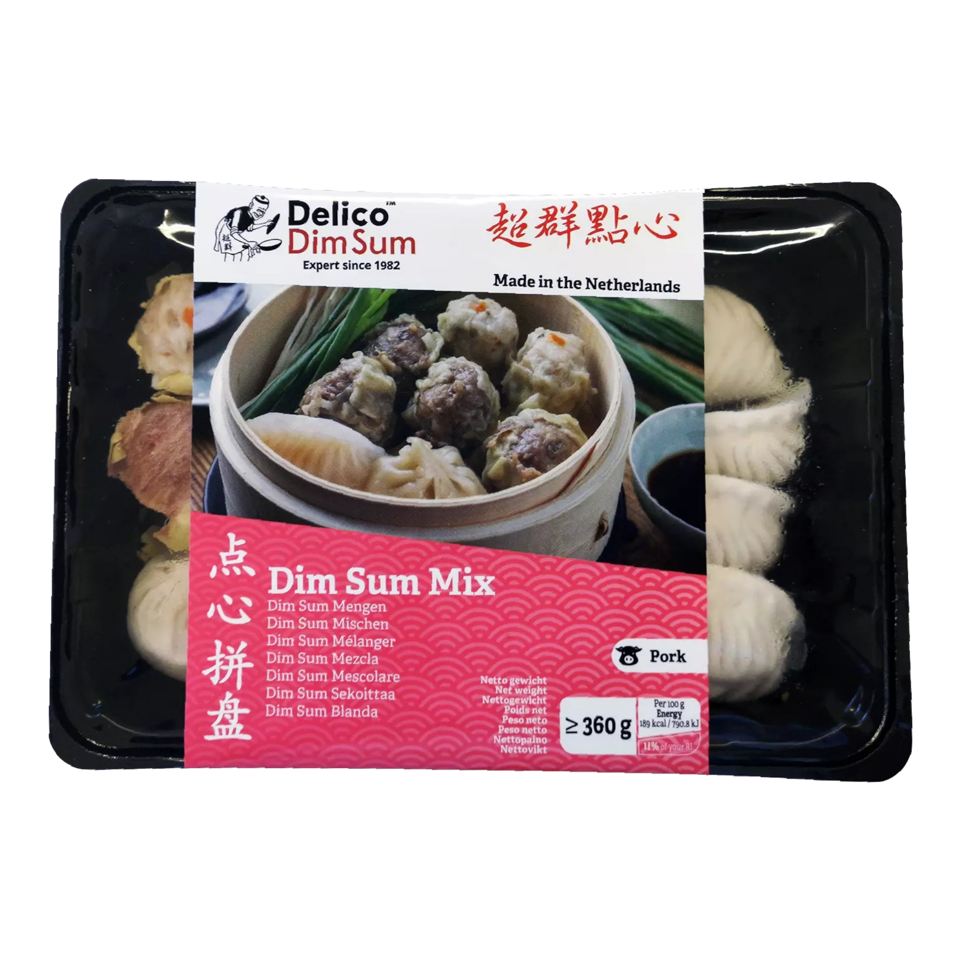 Dim sum mix 360g, Delico