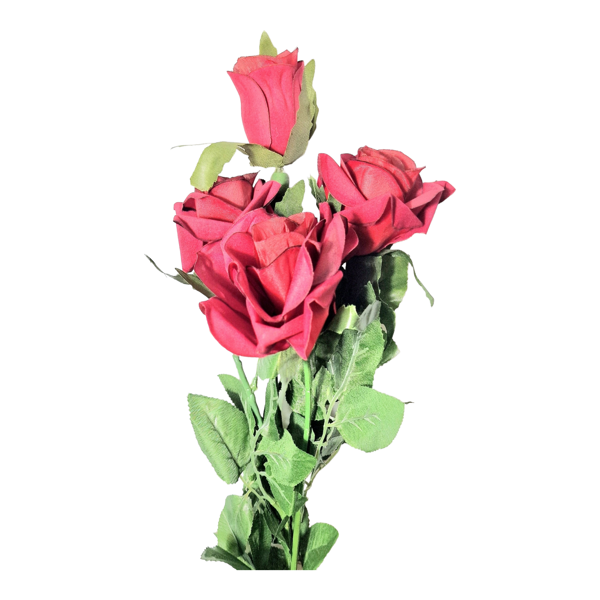 plastblomma rosor