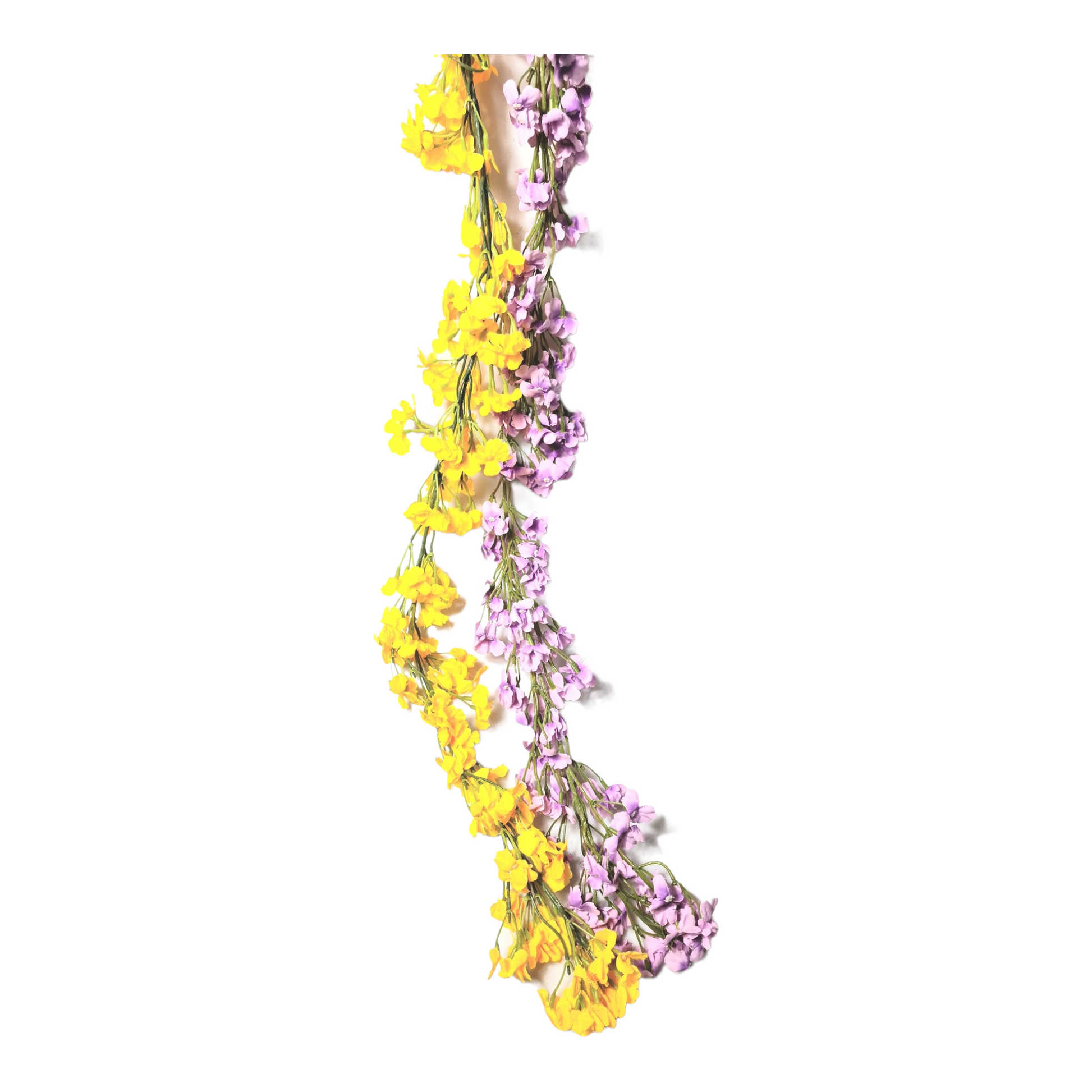 Plastblomma girlang 1,8m