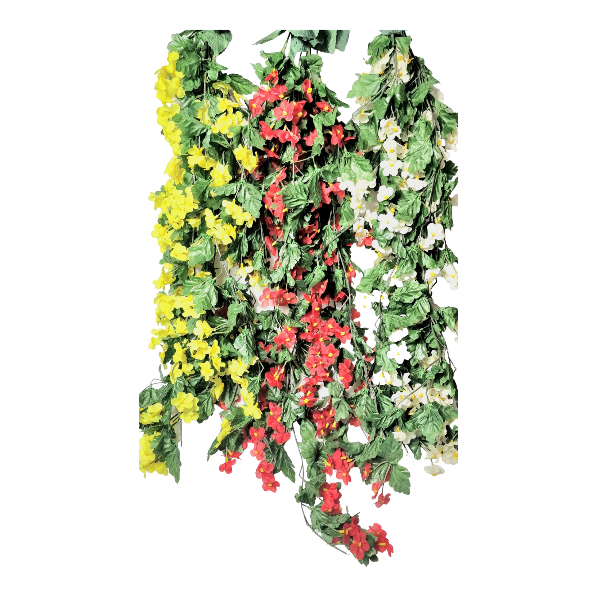 plastblomma girlang