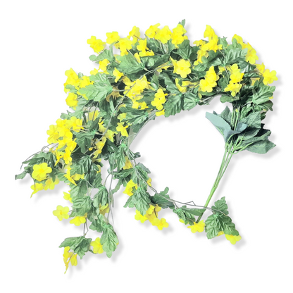 plastblomma girlang