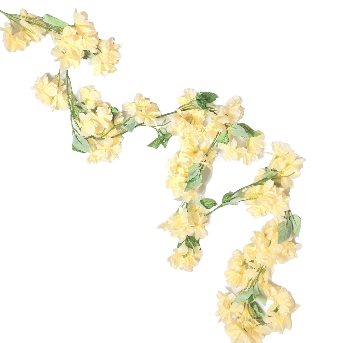 plastblomma girlang