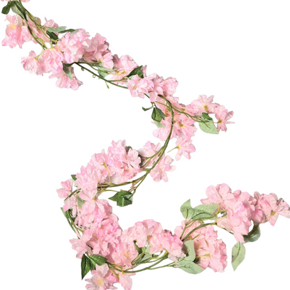 plastblomma girlang