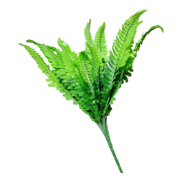 plastblomma ormbunke ljus