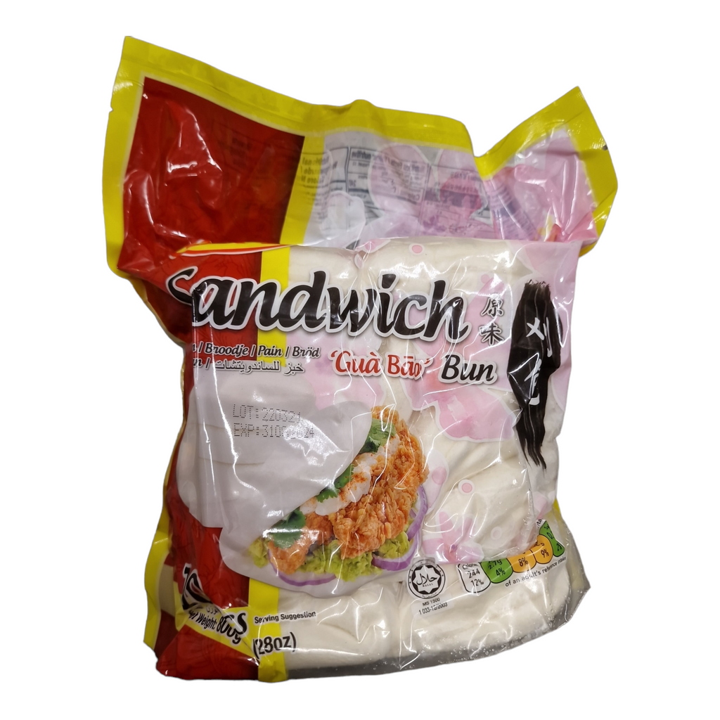 Vita stora buns 800g