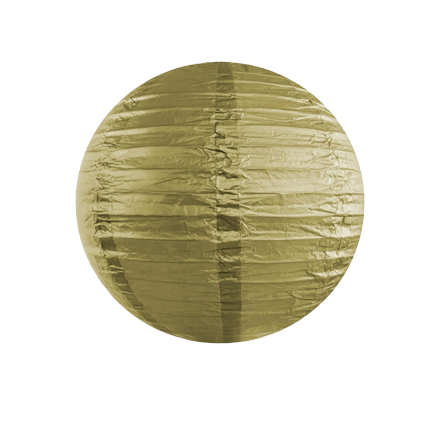 Papperslykta 30cm Guld/silver