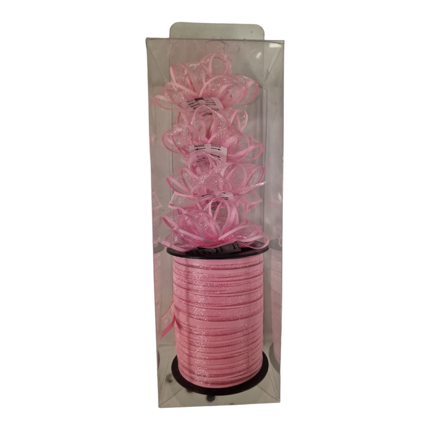 presentrosett och snöre set pastell