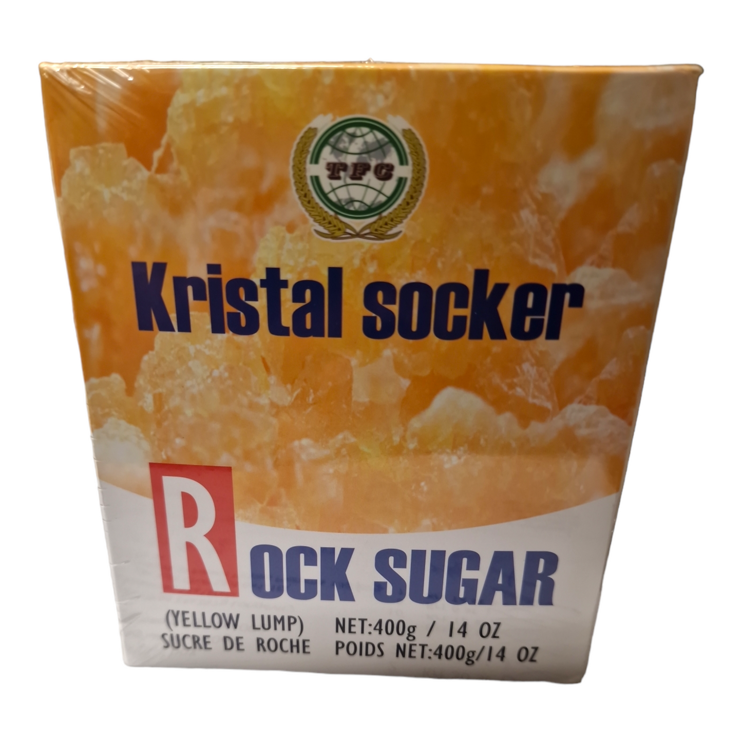 Yellow rock socker 400g gulrör socker