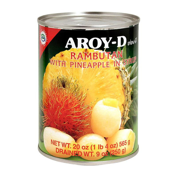 Rambutan med ananas i sirap 565g, Aroy-D