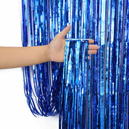 färgglada glitter dörrdraperi