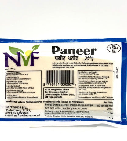 Färskvara NVF Paneer ost (Hämtas endast i butik)