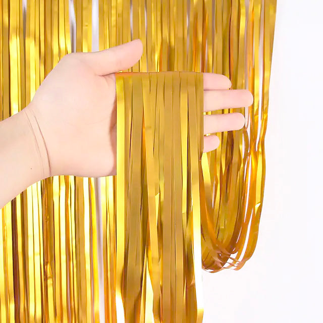 färgglada glitter dörrdraperi