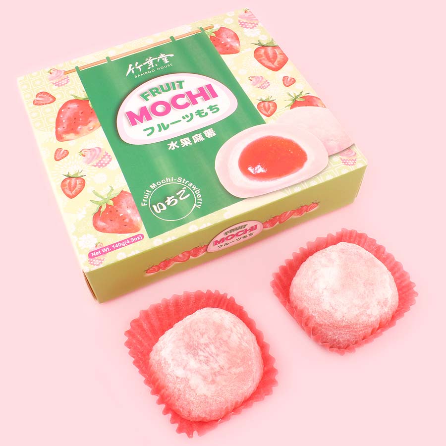 Frukt mochi jordgubb  140g, Bamboo House