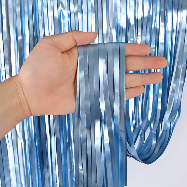 färgglada glitter dörrdraperi