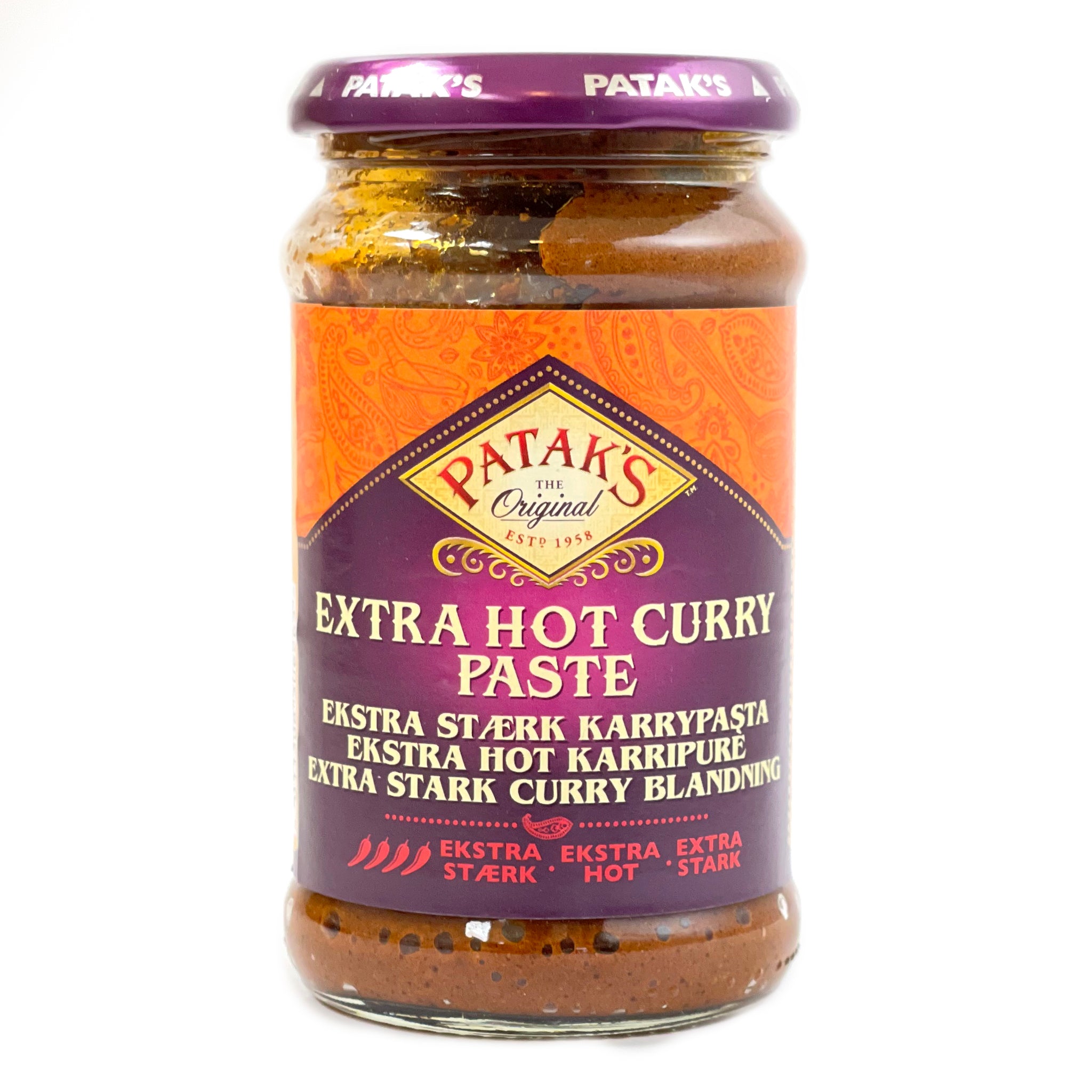 Patak's Extra Hot Curry Paste 283g – asienlivs