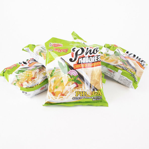 Oh! Ricey Pho Noodles Vietnamese CHICKEN Flavour Instant Rice Noodles 71G