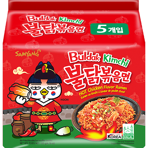 Samyang Hot Chicken Ramyun Kimchi 140g*5