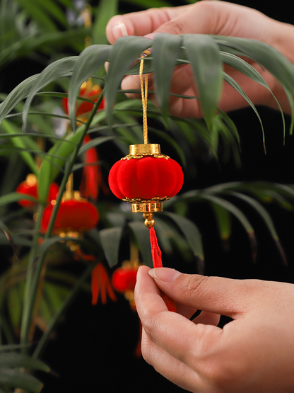 Lykta kinesiskt röd mini