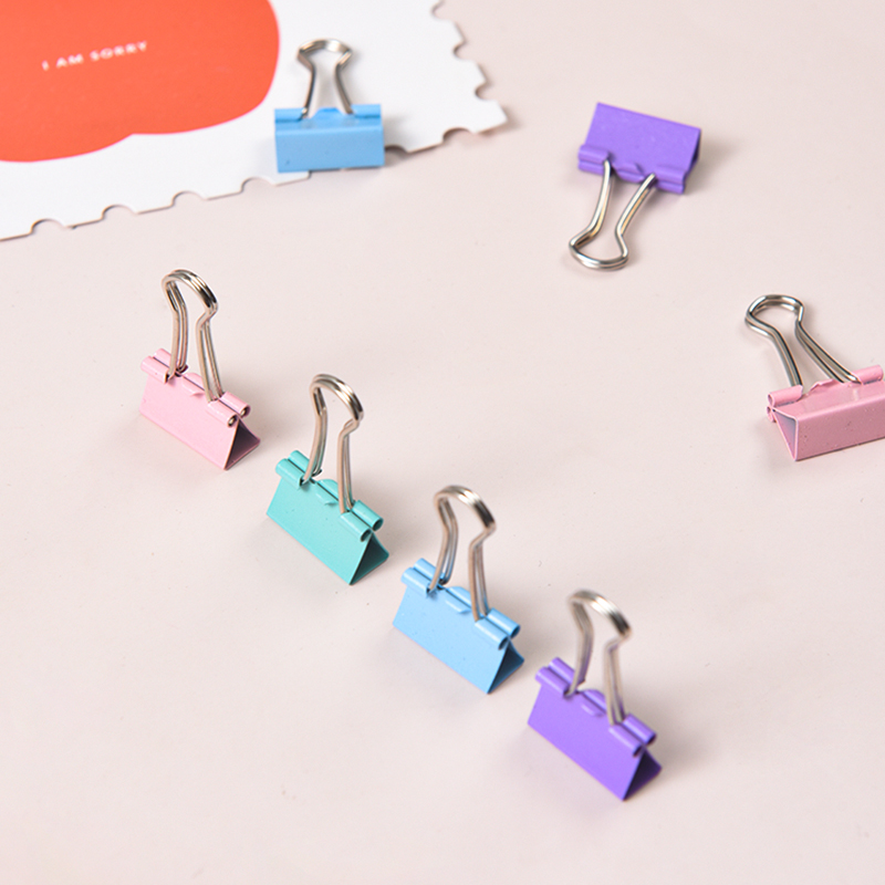 pappersklämma pastel